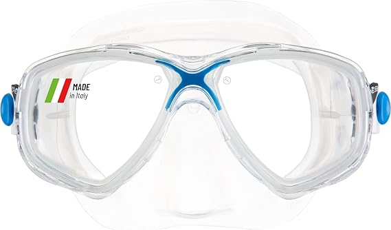Cressi Adult Small Inner Volume Mask for Scuba, Snorkeling - Marea: Made in Italy