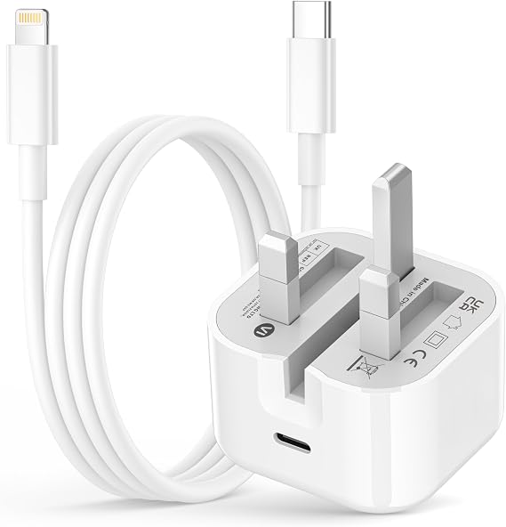iPhone 14 13 Charger Plug and Cable [Apple MFi Certified], 20W Apple iPhone Fast Charger Plug with USB C to Lightning Cable Fast Charge for iPhone 14 Pro Max/14 Plus/13 Pro Max/12 Mini/11/XS/XR/8/SE