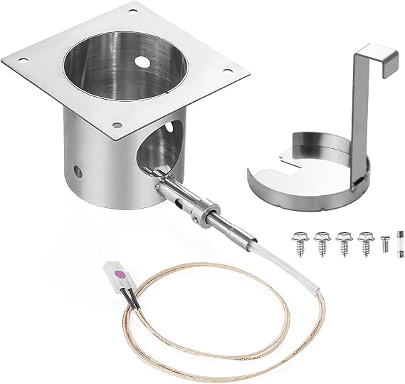 Fire Burn Pot and Hot Rod Ignitor Kit Replacement Part for Traeger, PitBoss