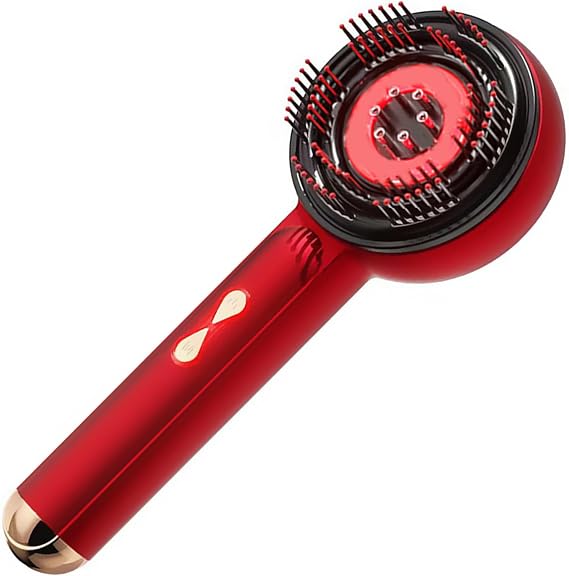 Red Light Scalp Massager Comb,Microcurrent Oil Applicator Electric Scalp Massage Comb,Scalp Hair Growth,Apply Evenly,Microcurrent Hair Follicles Standard