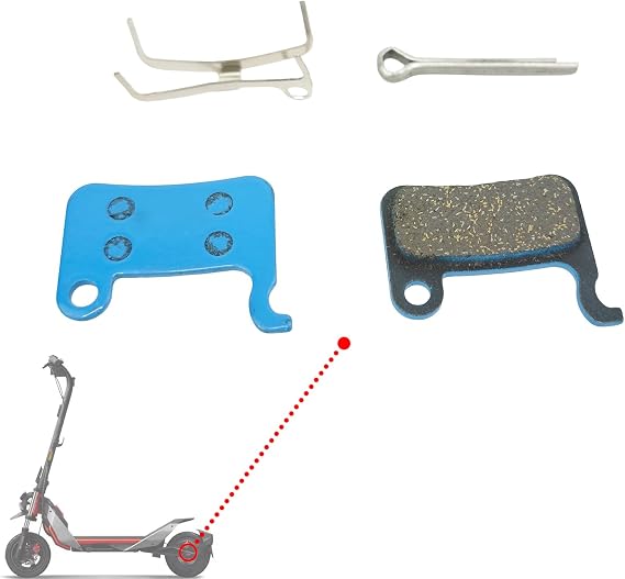 Rear Wheel Brake Pads for Ninebot Segway ZT3 Pro Electric Scooter