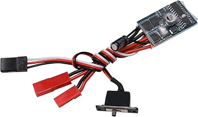 10A Brushed ESC Motor Speed Controller Two Way No Brake RC Car ESC for 116 118 Car Boat Tank