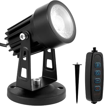 LED Spot Light 3W Uplight Spotlights with 3 Color Temperature Modes and Timer Function Dimmable Up Down Spotlights USB Decorative Landscape Lamp for Indoor Outdoor Yard .(USB)