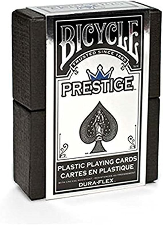 Bicycle Prestige Dura-Flex Playing Cards (Colors May Vary) (4-Pack)