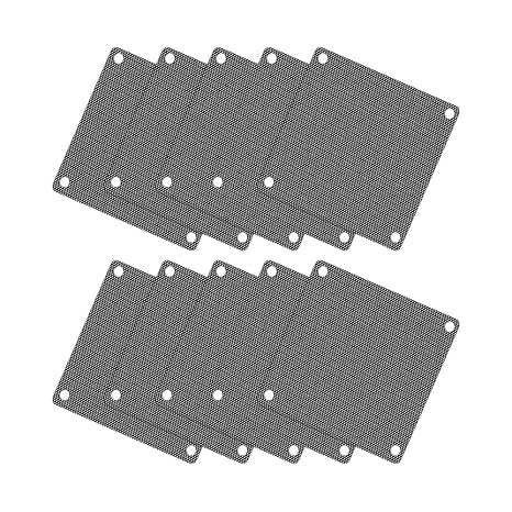 10pcs PVC Computer Case Fan Filter 70mm PC Fan Filters Nylon Mesh Computer Case Dust Filter