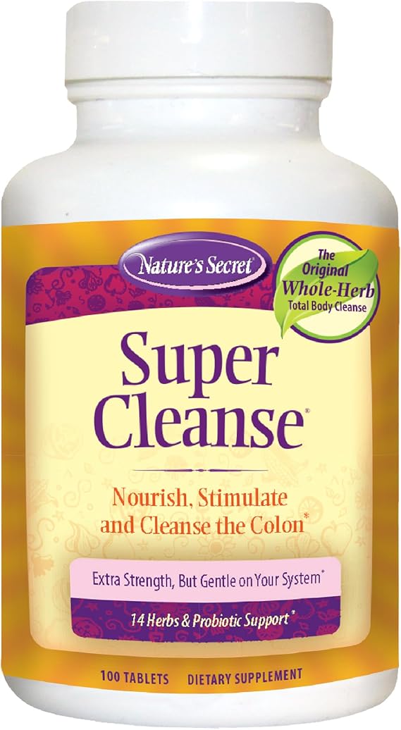 Nature's Secret Super Cleanse Herbal Colon Cleanse & Gut Support