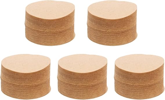 Sorandy 500 Counts Paper Filters for LAVAZZA, 32mm Biodegradable Minimize Overflow Round Coffee Capsule Filter Paper for Pour Over & Drip Coffee Maker, Small Reusable Pods