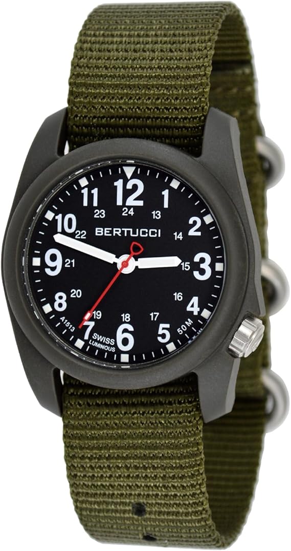 Bertucci Men's 11026 Analog Display Analog Quartz Green Watch