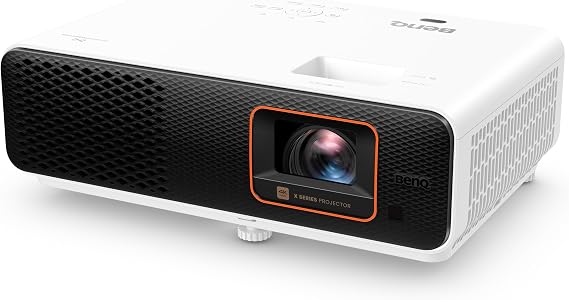 BenQ X500i True 4K UHD HDR 4LED 2200 Lumens Short Throw Console Gaming Projector 4ms Response Time Auto Game Mode Xbox, PS5, Switch Supports eARC and S/PDF | FPS Crosshair | 5Wx2 Speaker
