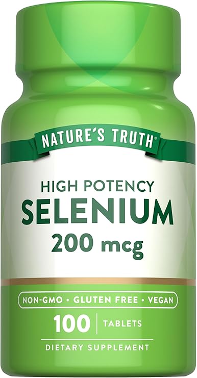 Nature's Truth Selenium Supplement | 200 mcg