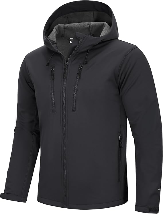 33,000ft Men's Waterproof Softshell Jackets lightweight Golf Jacket Coat