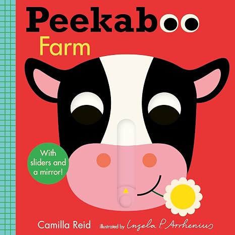 Peekaboo: Farm: (An Interactive Board Book for Babies & Toddlers with Mirror & Sliders to Push, Pull, or Turn. Cute Artwork Includes Corn, Barn, Horse, Pig, More.) (Peekaboo You)