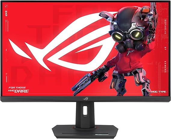 ASUS ROG Strix 32" 4K HDR Gaming Monitor XG32UCG - 3840x2160, Dual Mode 4K 160Hz/FHD 320Hz, 0.3ms, High Speed IPS, Extreme Low Motion Blur Sync, USB-C, G-SYNC Compatible, Tripod Socket,