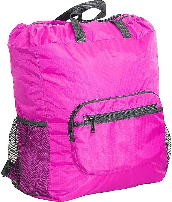 U-zip Backpack and Tote Bag Color: Pink