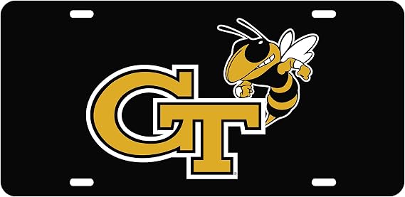 Georgia Tech Tag (BLK REF GT Yellow Jacket TAG (18013))