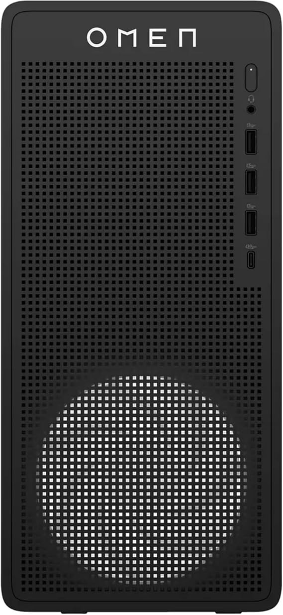 HP Omen 16L TG03-0008NA | Intel Core i5-14400F | 16GB RAM | 1TB SSD | Dedicated NVIDIA GeForce NVIDIA RTX 5060 Graphics | Windows 11 Home | High-Performance Gaming Tower PC