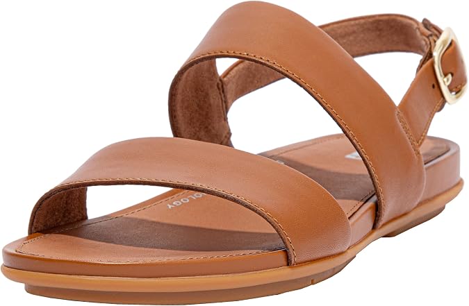 FitFlopTM Women's Gracie Buckle Leather Toe-Post Sandal