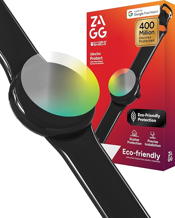 ZAGG Ultra Eco Google Pixel Watch 5/4 (45mm) Screen Protector