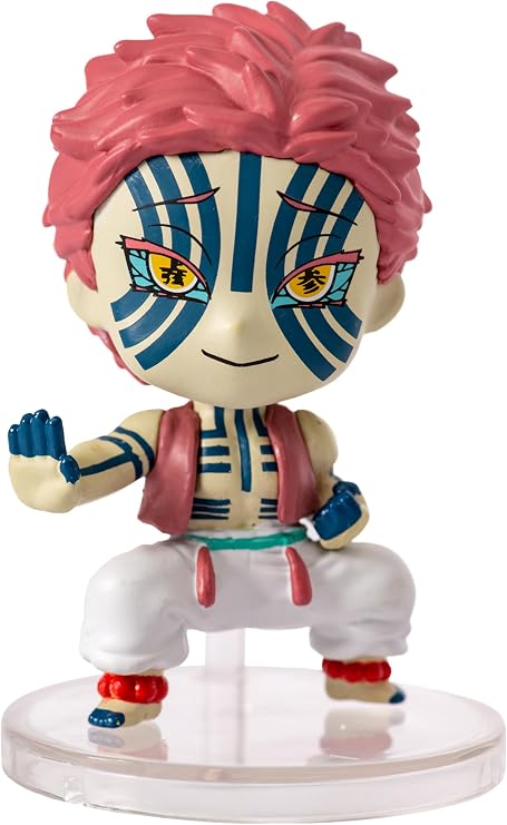 Bandai Chibi Masters Akaza Kidai Blade Figurine | 8cm Akaza Anime Figure Kidai no Blade Anime Manga | Collectible Anime Goods Figure Perfect Anime Gift | Collect Anime Figures
