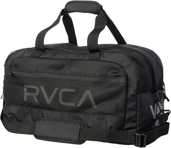 RVCA Mens Sport Gym Bags - VA Gym Duffle (Black, One Size)
