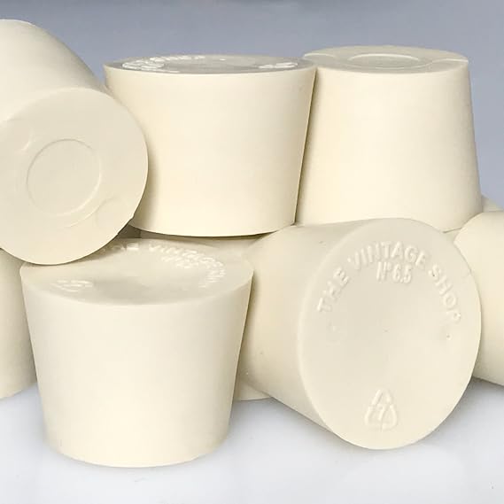 #6.5 Solid Rubber Stopper - 10-Pack
