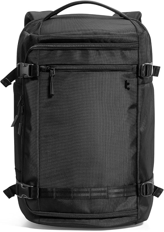 tomtoc Travel Backpack 38L, Carry on luggage Bag, TSA Friendly, PFAS Free | Carry On Backpack, Water-resistant Business Rucksack, Durable Computer Bag for Daily Commute Travel Fits 17.3 Inch Laptop