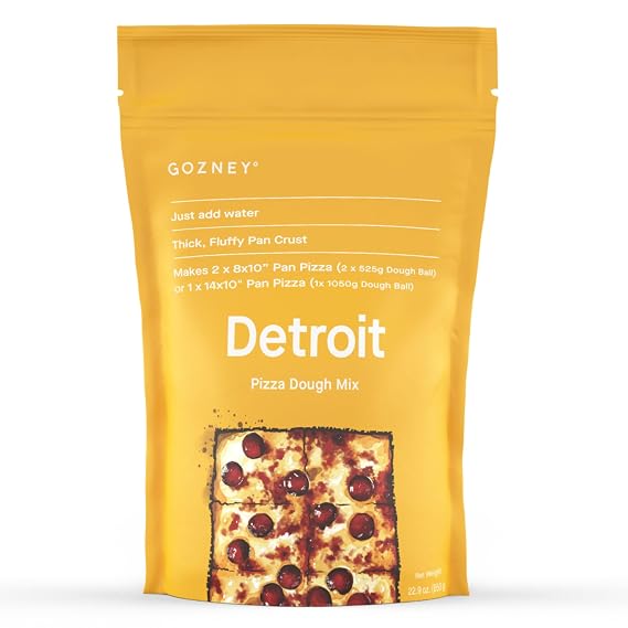 Gozney Dough Mix for 2 of 8x12" Pizzas, Detroit Organic Flour Baking Mix