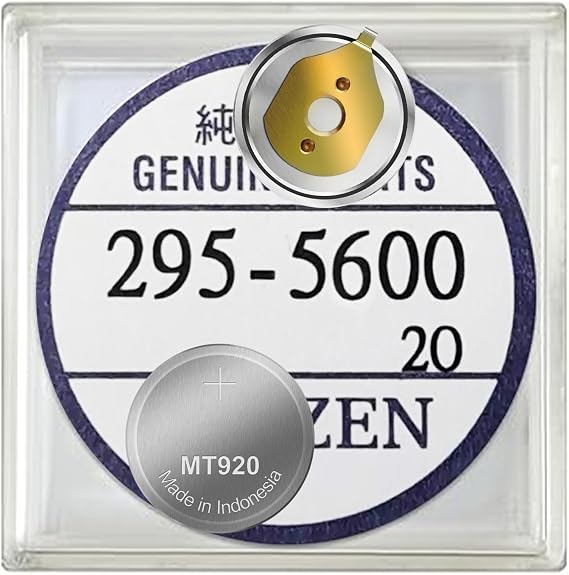 295-5600 BatteryReplacement Battery for Citizen Eco-Drive WatchesModel 295-56 MT920, Fits Eco-Drive C650/E810/E811/B620