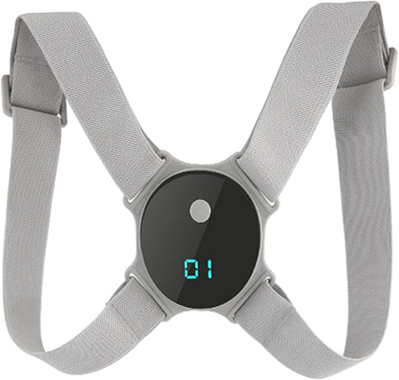 Upright Posture Corrector, Smart Posture Corrector Adjustable Soft Comfortable Back Straightener with Smart Sensor Vibration Reminder for Kids Adults, Back Brace