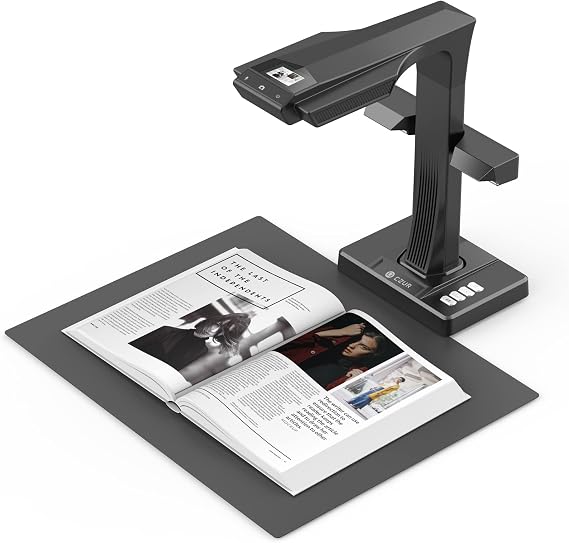 CZUR ET16 Plus Advanced Book & Document Scanner, 16MP Camera