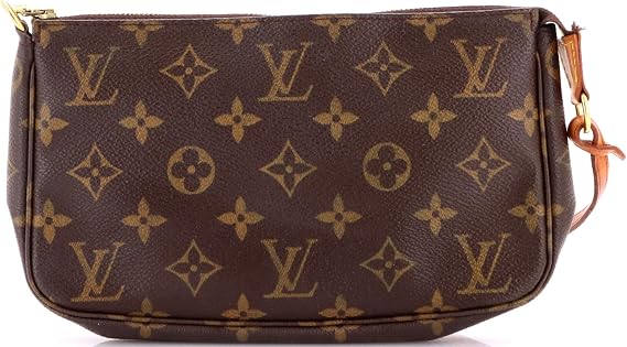 Pre-Loved Pochette Accessoires Monogram Canvas, Brown