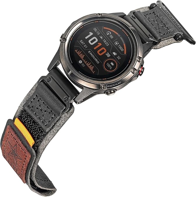 HEMSUT 26mm Military Watch Band Compatible with Garmin Instinct 3 50mm/Fenix 8 51mm/7X/7X Pro/6X/6X Pro/5X/5X Plus, Tactix 7 Pro/ Delta, Quatix 6X/5X, Descent MK1/MK2, Instinct 2X, Foretrex 601/701, Enduro /Enduro 2/ Enduro 3, D2