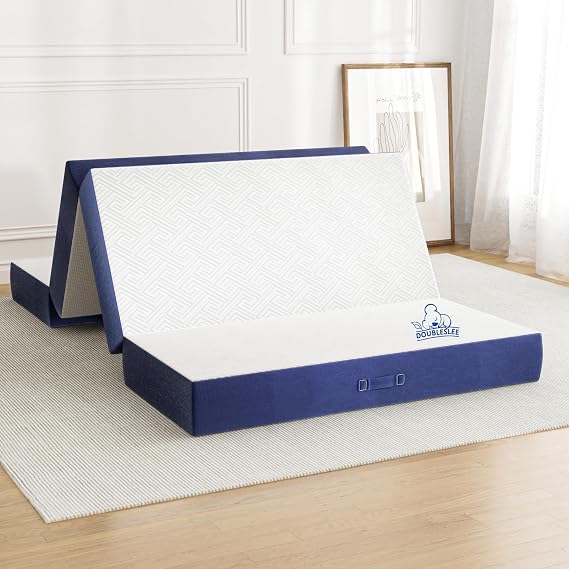 Folding Mattress Single Bed with Washable Cover 90x190x15cm