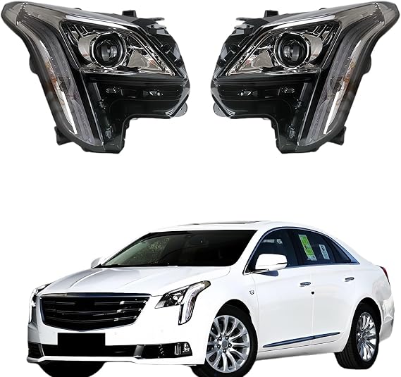 Car LED Headlight Assembly Compatible With Cadillac XTS 2018-2019 Sequential Headlights DRL Assembly