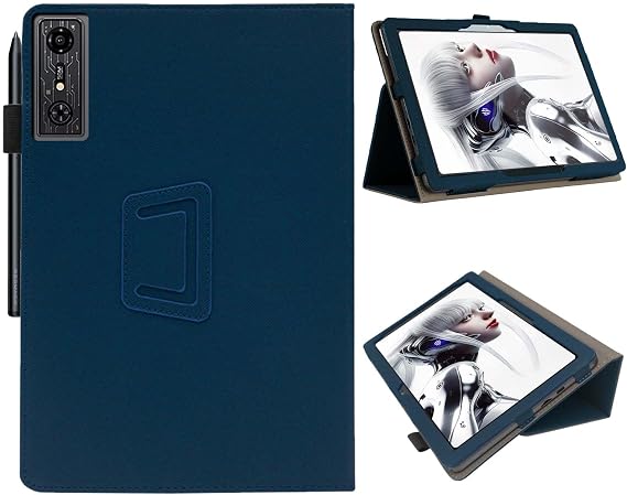 Case Cover for REDMAGIC Nova Gaming Tablet 10.9 inch,Multi-Viewing Angles,Slim Light Shell Stand Cover for ZTE Nubia REDMAGIC Nova Gaming Tablet with Hand Strap& Pencil Holder,Navy Blue