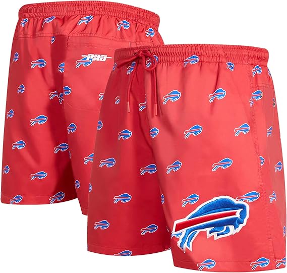 Pro Standard Men's NFL Allover Print Mini Logo Shorts