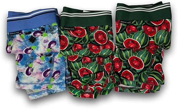American Eagle AEO Mens 3-Pack 6" Ultra-Soft Boxer Briefs MEDIUM Underwear AE (See Patterns)