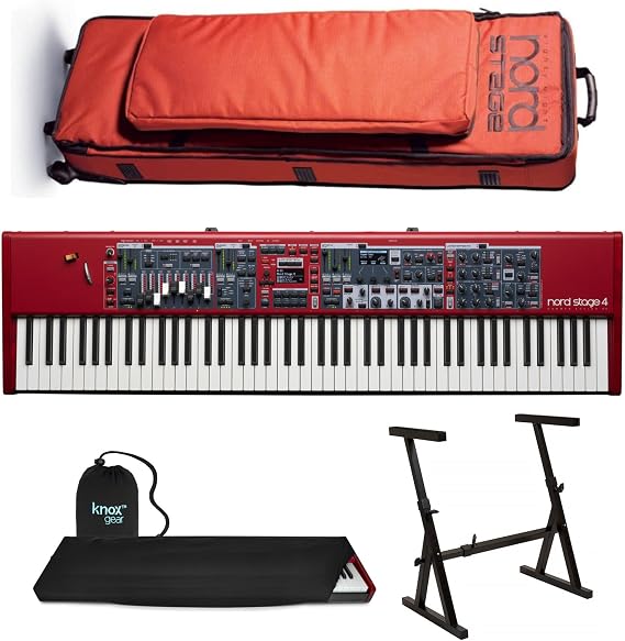Nord Stage 4 88 88-Key Fully-Weighted Keyboard Bundle with Nord GB88 Soft Case (3 Items) | Includes Nord GB88 Soft Case
