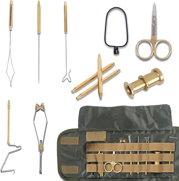 Maxcatch Fly Tying Tools with Neoprene Tool Pouch Kit