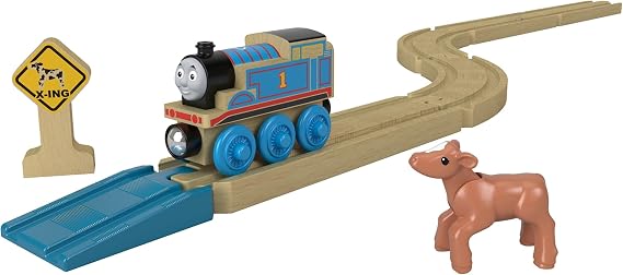 Thomas & Friends - Set Curves and Straight Trains Track Kit in Wooden Toys, FKF54