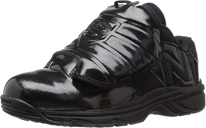 New Balance Men's 460 V3 Umpire Baseball Shoe, MLB Black/Black, 9.5 XW US