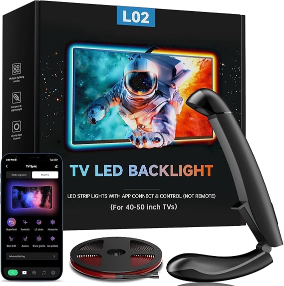LED TV Backlight, LED Lights that Sync with TV, 3.5M for 40-50 Zoll TV [Energy Class G]