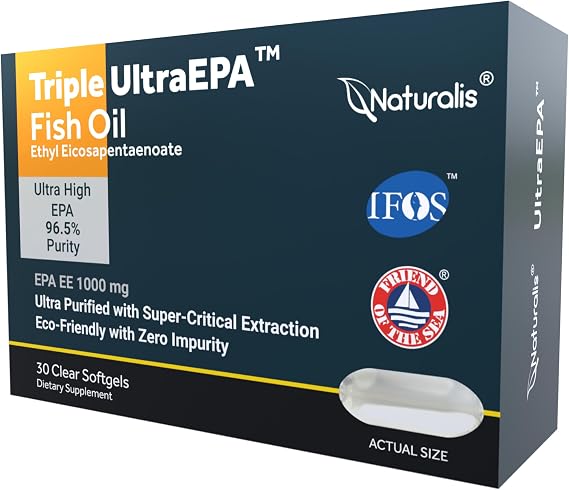 Naturalis UltraEPATM Fish Oil 1000mg 30 Softgels| Heart & Brain Support*