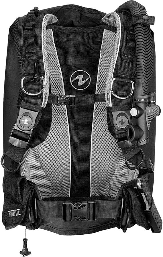 Aqualung Rogue Dive BCD - Lightweight Modular Back-Inflation Scuba Diving Buoyancy Compensator with ModLock Connectors, SureLock II Weight Release, GripLock Tank Band
