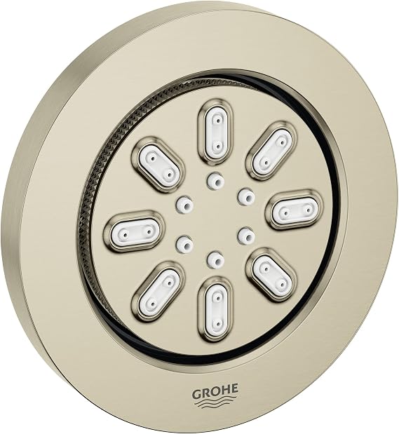 GROHE Rainshower Aqua Body Spray in Brushed Nickel, Round