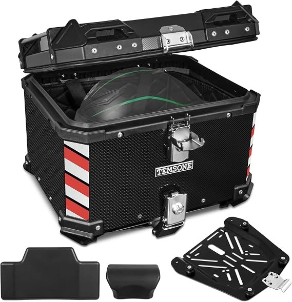 45L Carbon Style Universal Motorcycle Top Case