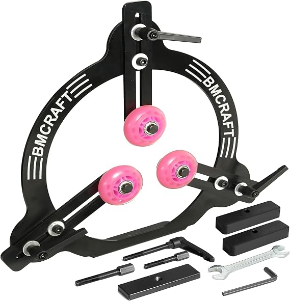 Woodturning Steady Rest MC-FS10 for 14inch,16inch and 18inch Swing Size Lathe for Spindle Woodturning.