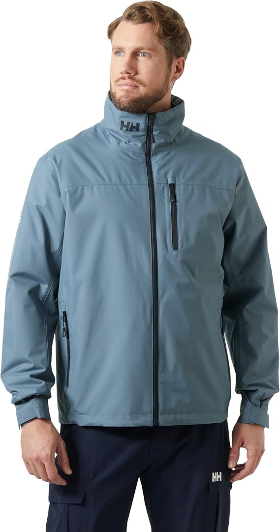 Helly Hansen Men's Crew Midlayer Waterproof Jacket Windproof Breathable Sailing Coat
