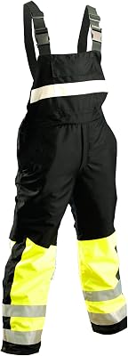 OccuNomix SP-BIB-BY Class E Speed Collection Premium Cold Weather High Visibility Rainwear Bib, Yellow