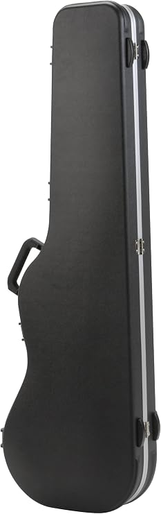 SKB Shaped Electric Bass Hardshell - TSA Latch, Over-Molded Handle